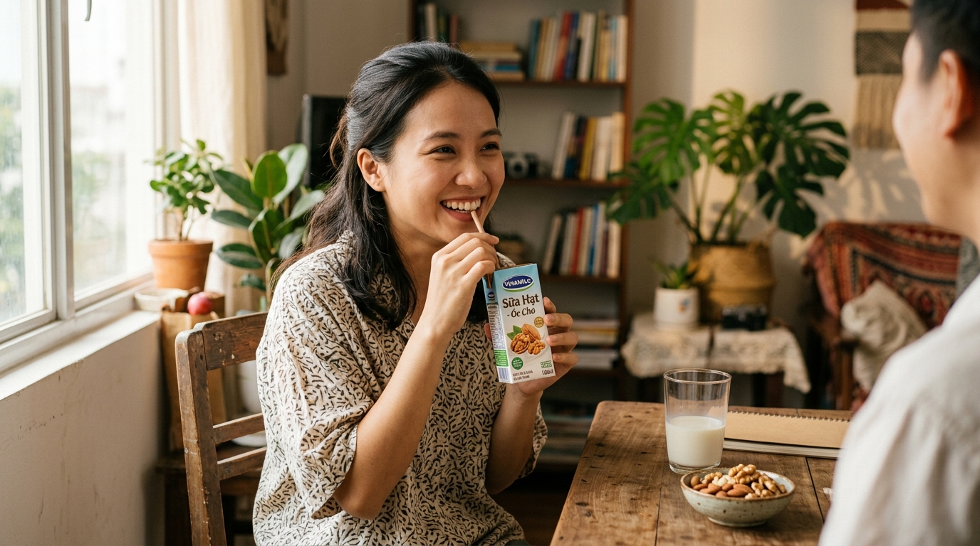 sữa hạt Vinamilk review
