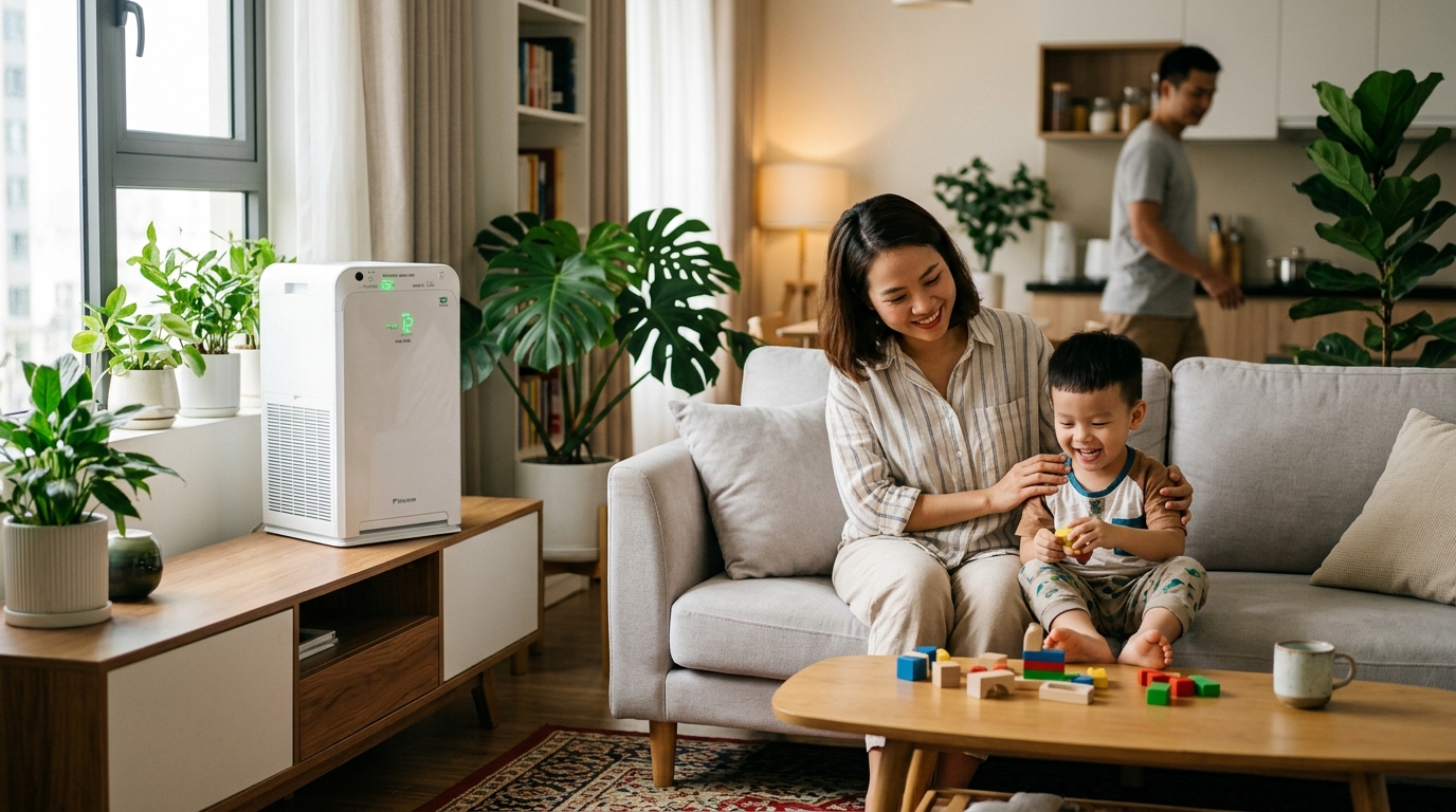 máy lọc không khí gia đình