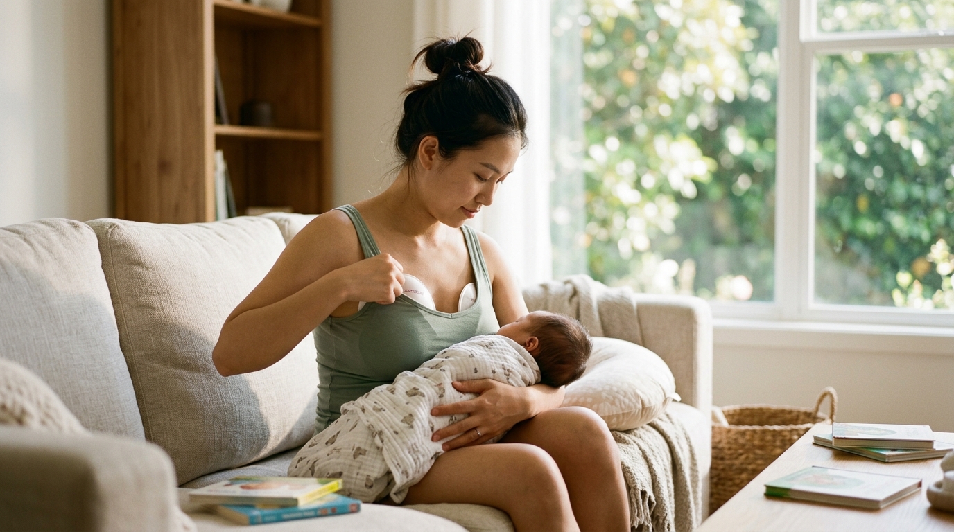máy massage ngực Momcozy