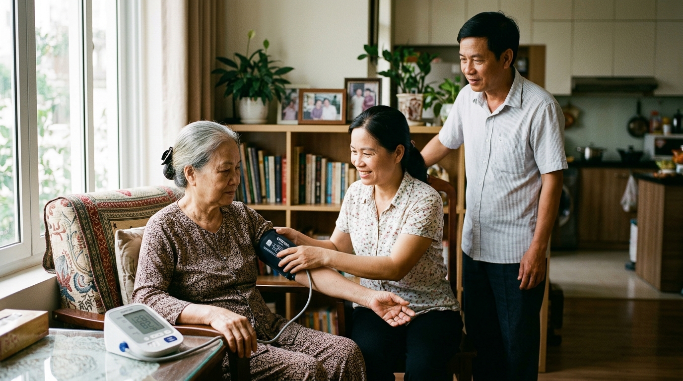 mua máy đo huyết áp Omron chính hãng