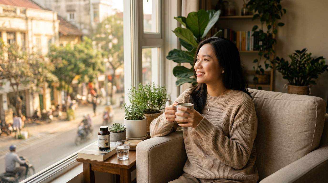 vitamin d3 giảm căng thẳng